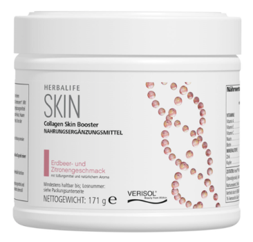 Collagen Skin Booster - Ernährung für die Haut Erdbeer - und Zitronengeschmack 171 g - Empf. VK. 77,-